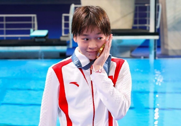 跳水女皇, QAVxC, 全红婵写道